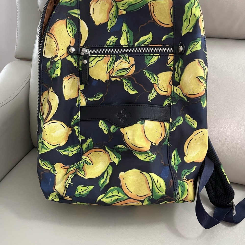 Patricia Nash Patina Canvas Lemon backpack